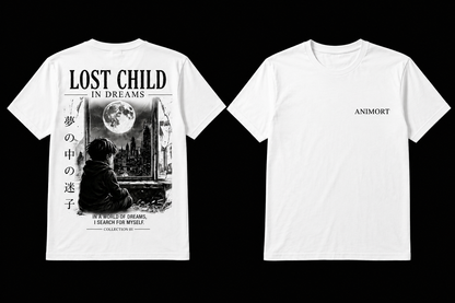 LOST CHILD  — OVERSIZED TEE WHITE